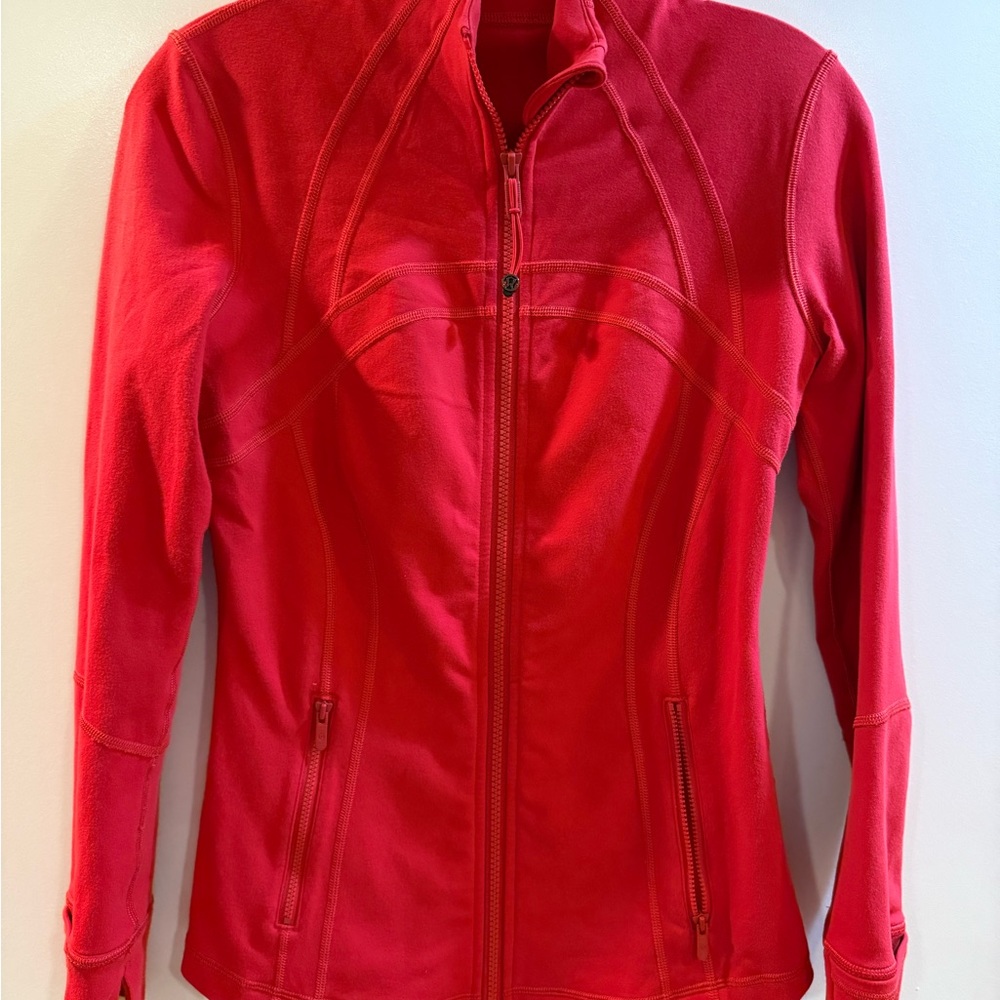 Lululemon Athletica Vibrant Red define jacket